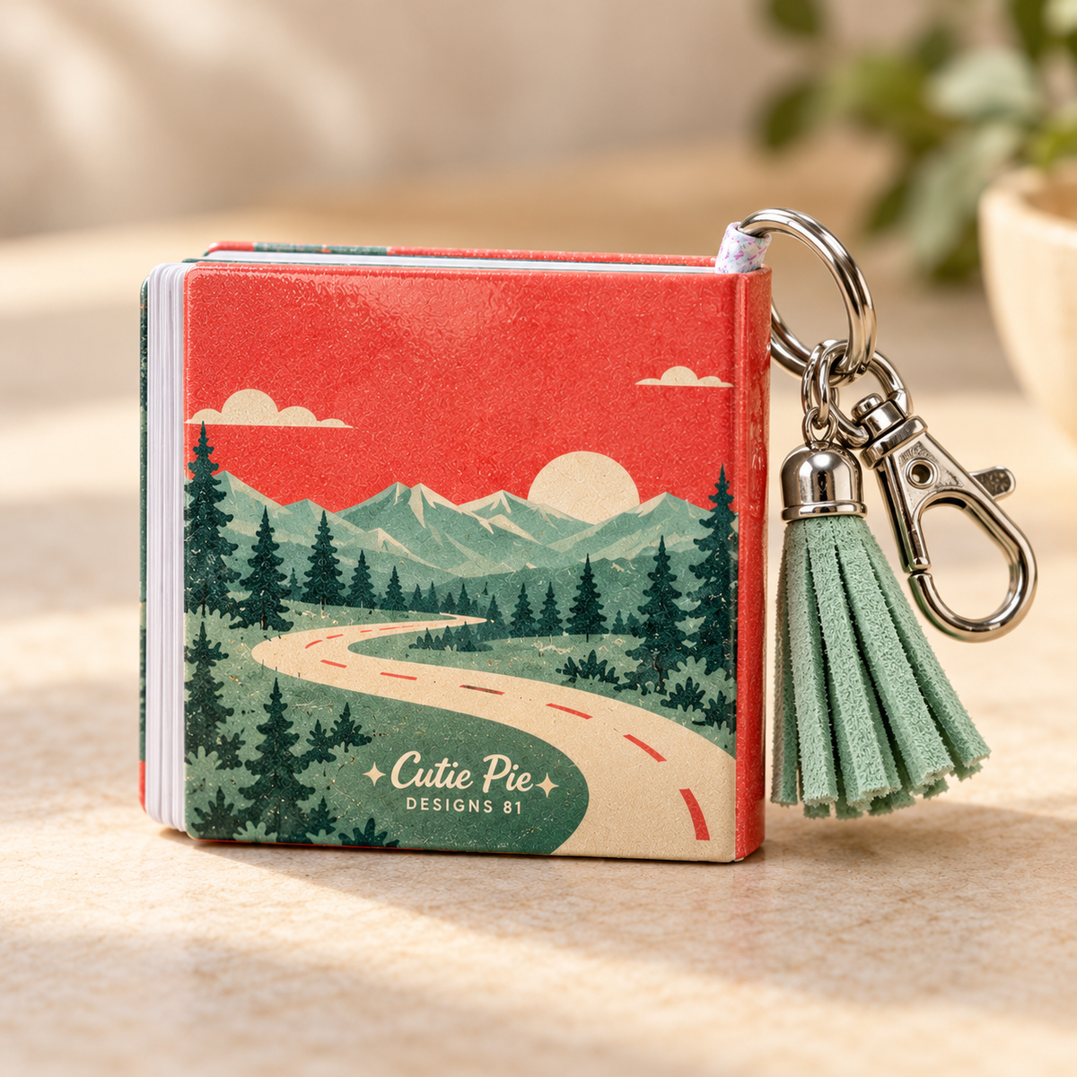 Mini License Plate Search Keychain Book – Road Trip Edition