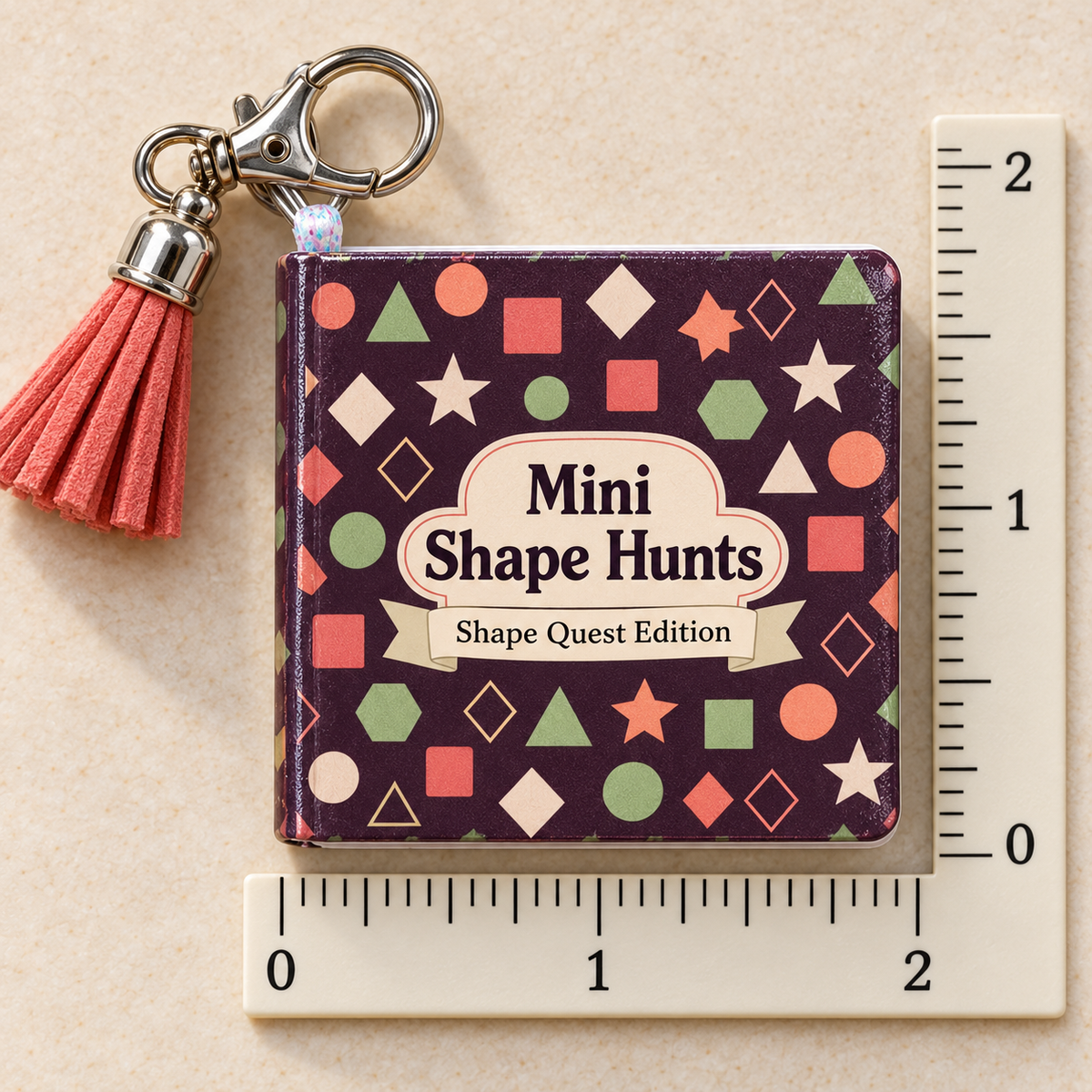 Mini Shape Hunts Keychain Puzzle Book – Shape Quest Edition