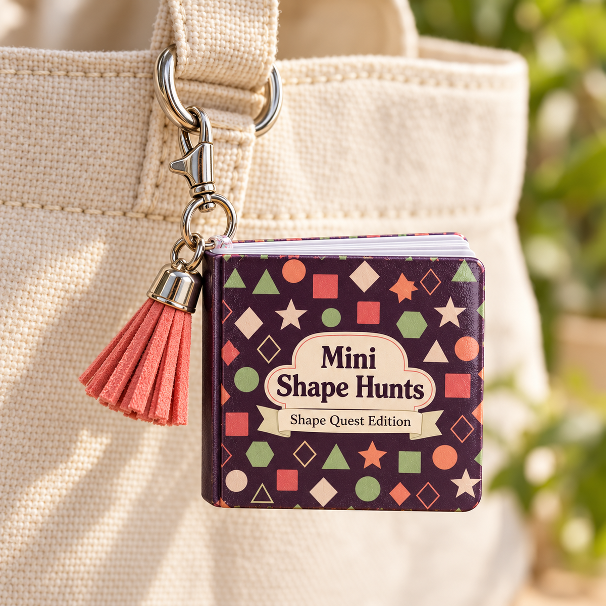 Mini Shape Hunts Keychain Puzzle Book – Shape Quest Edition