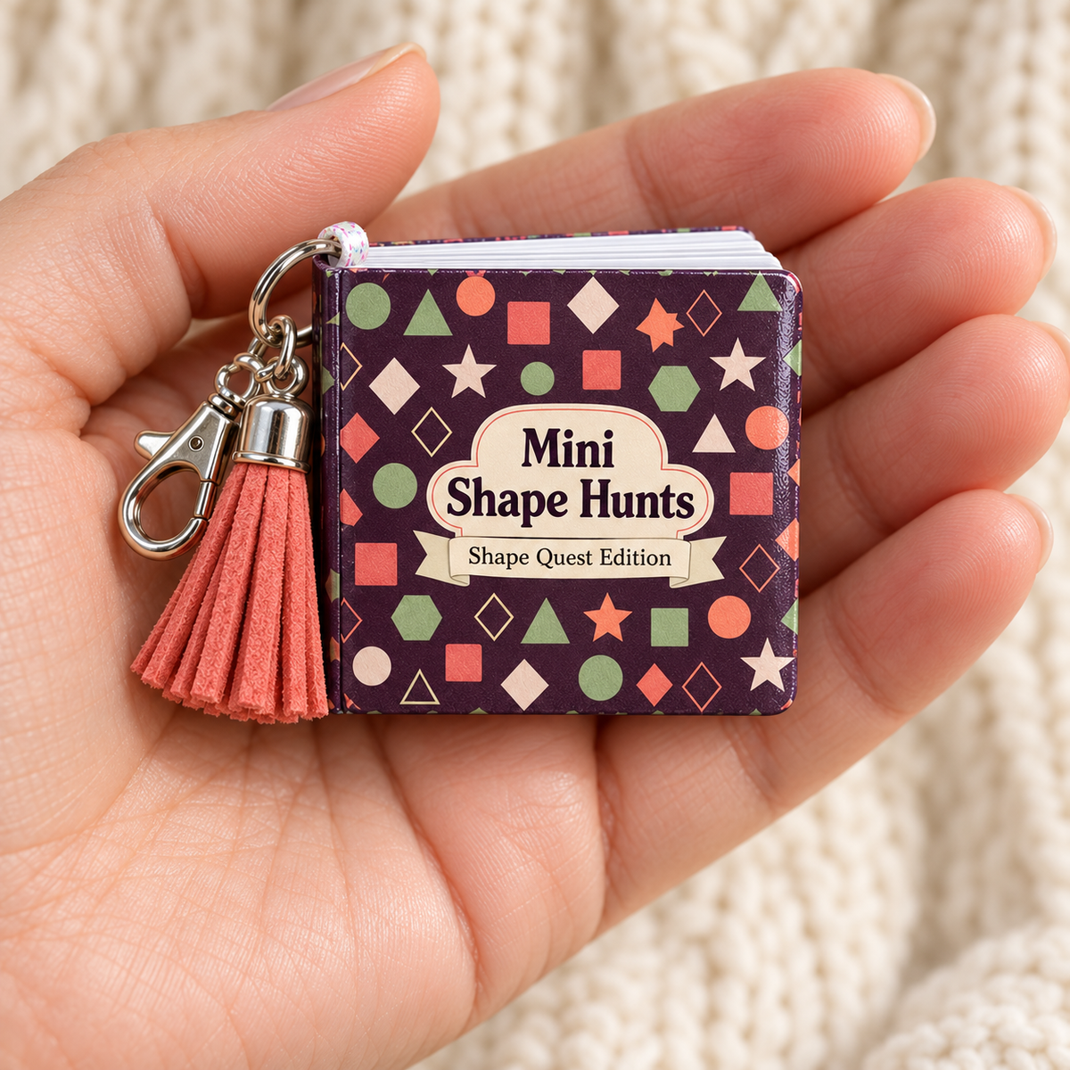 Mini Shape Hunts Keychain Puzzle Book – Shape Quest Edition