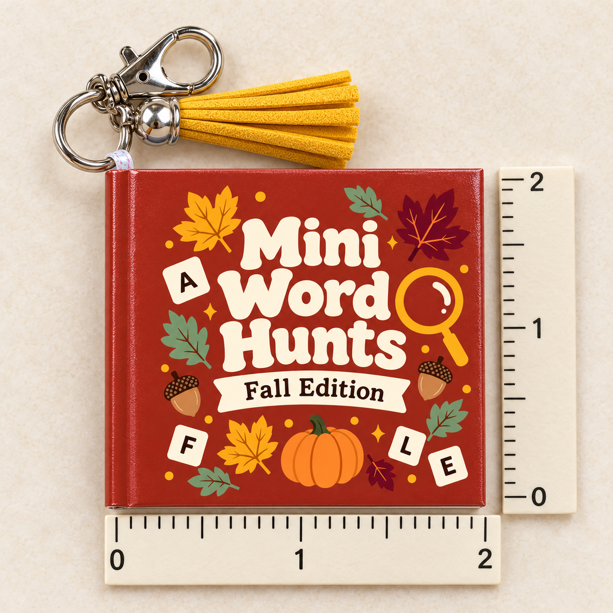 Mini Word Search Keychain Book – Fall Edition